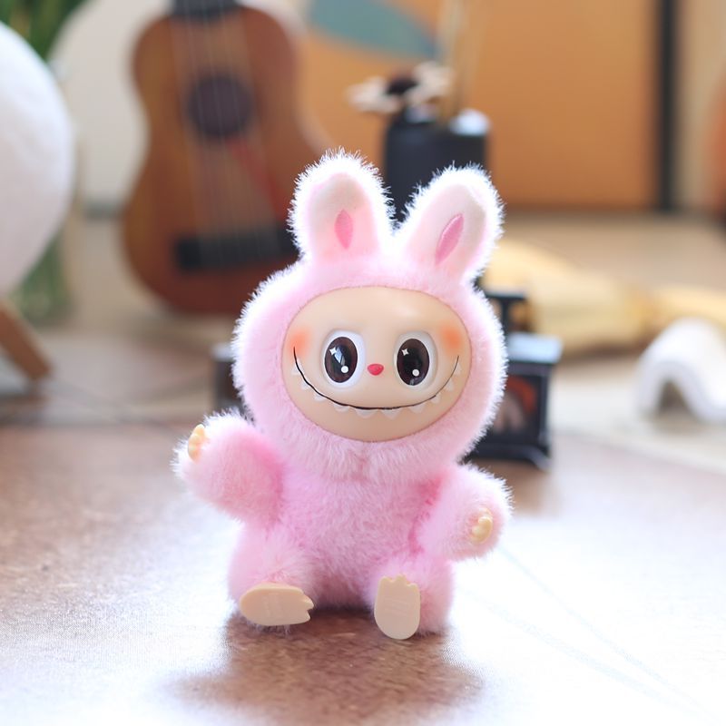 Cute Keychain Labubu Plush Doll 5.9‘’ The Monsters Toy Bag Keychain Collectible Toys