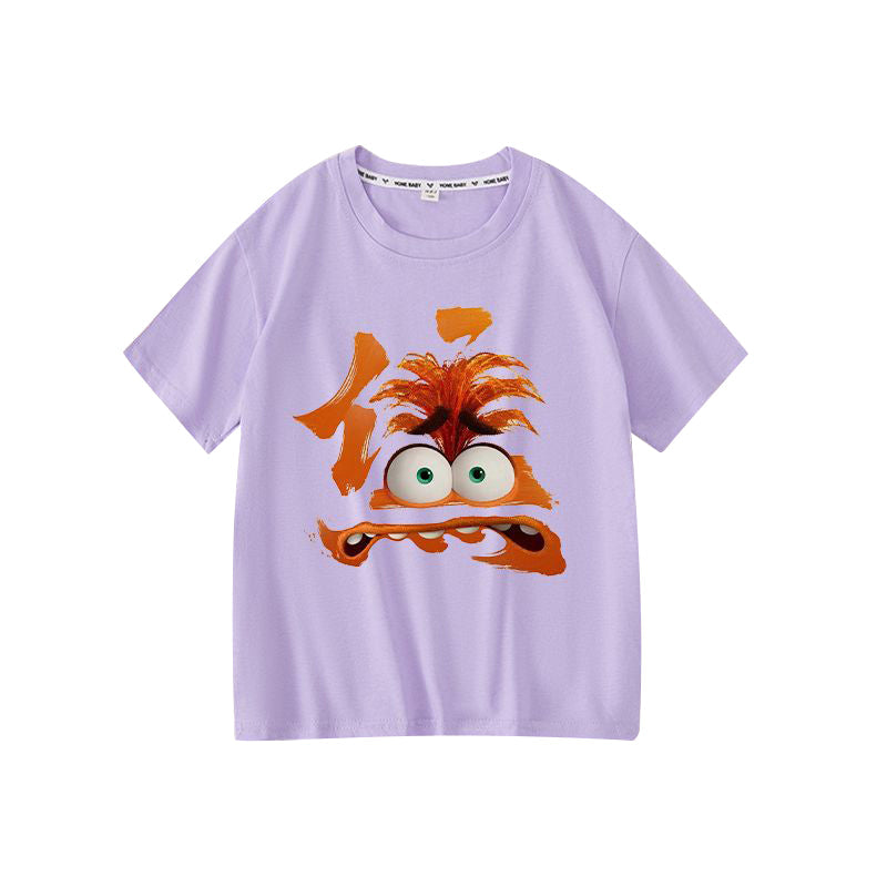 Kids Anxiety Tshirt for Boys and Girls Emotion Anxiety Cosplay Shirt