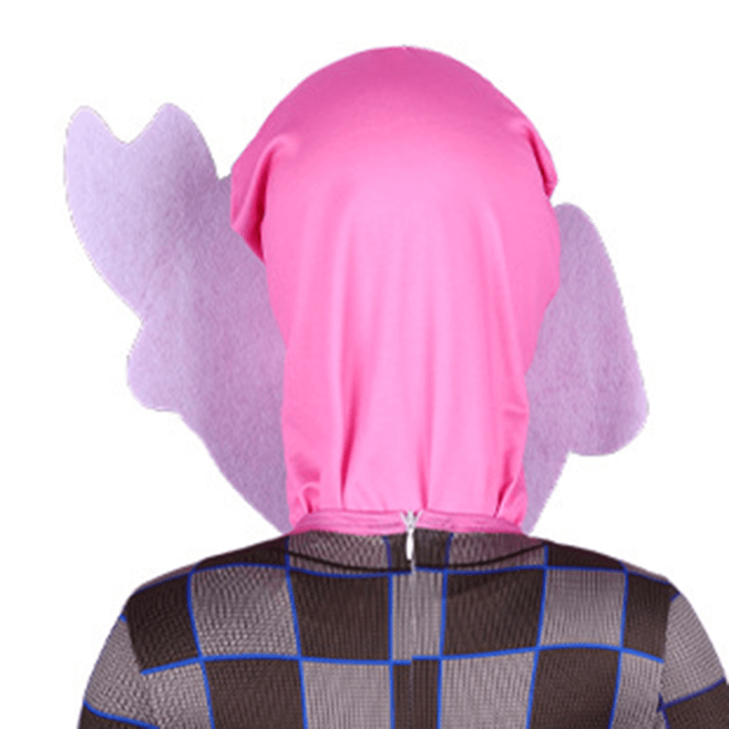 Kids Inside Out 2 Bing Bong Costume Inside Cosplay Jumpsuit and Out Helmet for Halloween Party