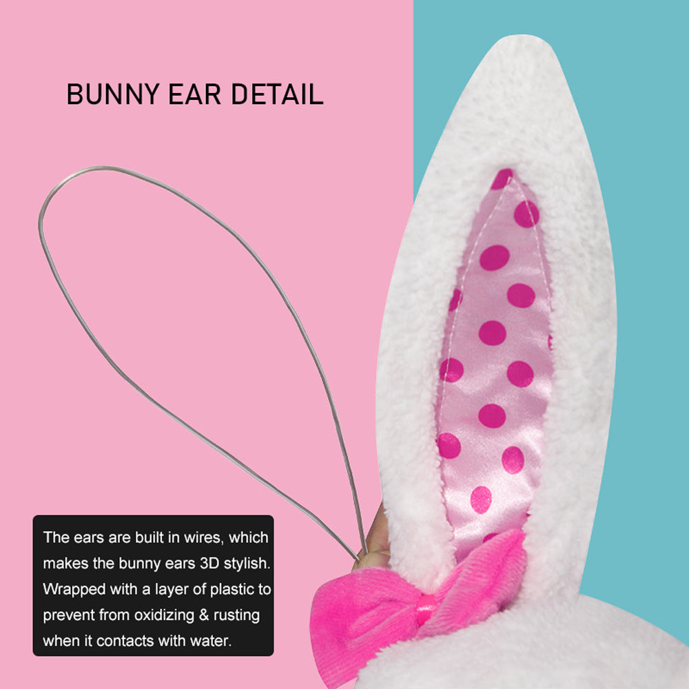 Kids Fuzzy Bunny Costume Cute Rabbit Carrot Easter Bunny Outfit
