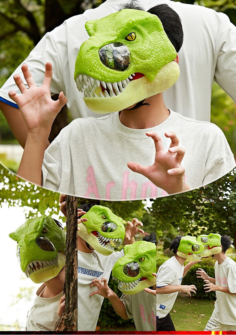 Luminous dinosaur headgear luminous Tyrannosaurus Rex mask