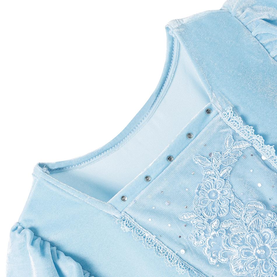 Kids Cinderella Dress Party Birthday Dress Up Princess Dress Halloween Costumes