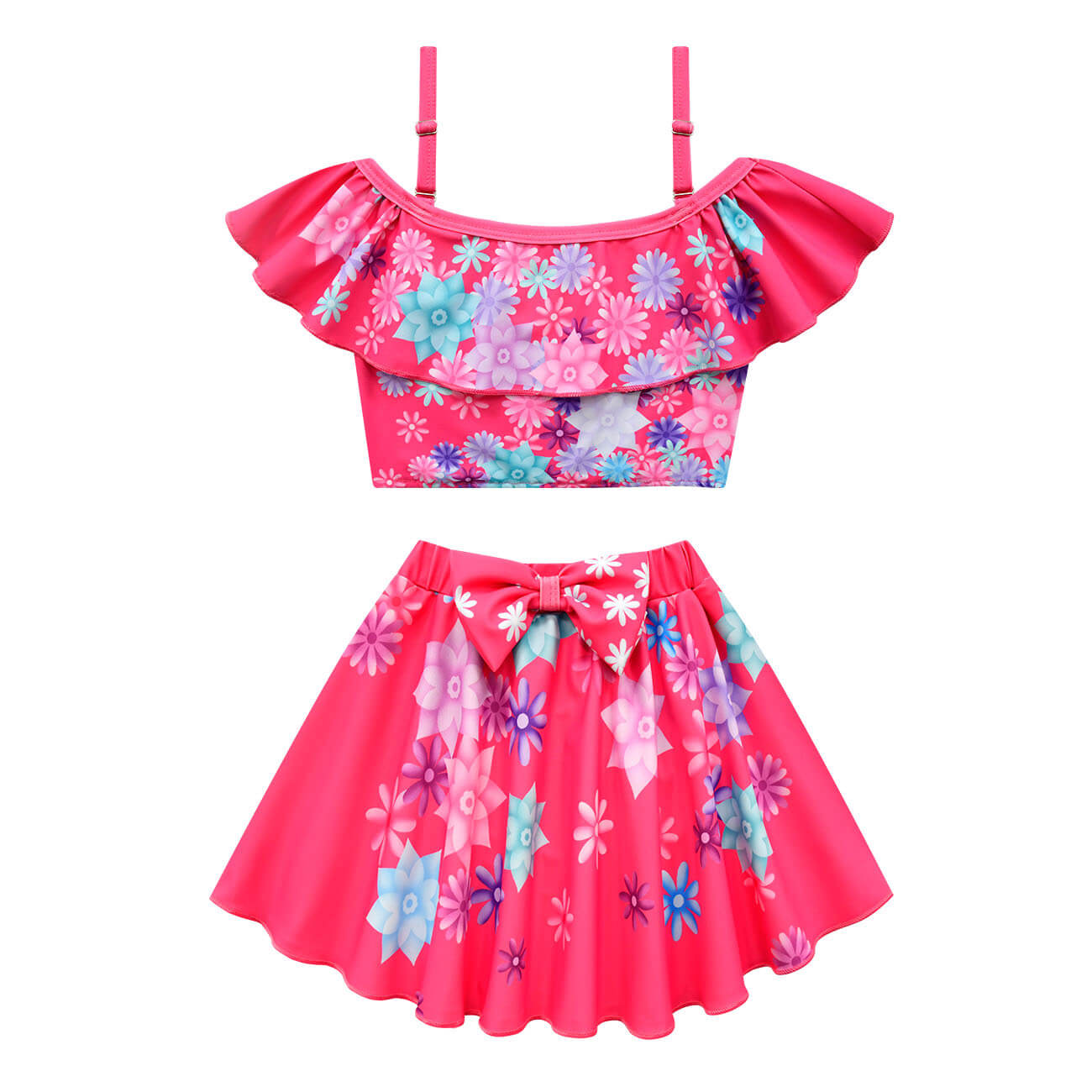 Kids Isabela Swimwear Dress Family Madrigal Cosplay Bathing Suit