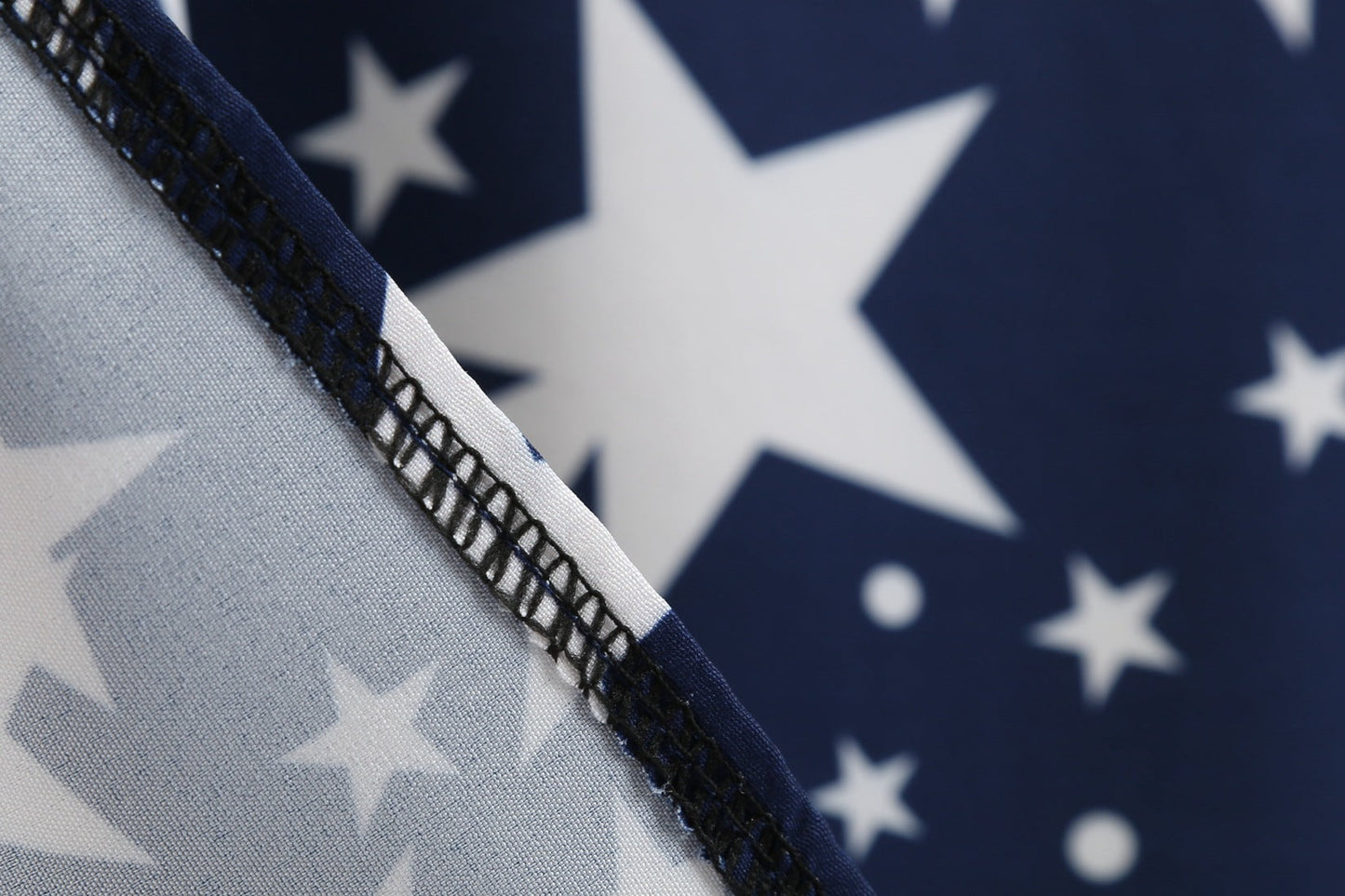 Adult Memorial Day Dress Fourth Of July Patriotic Dress V-neck Flag Dress