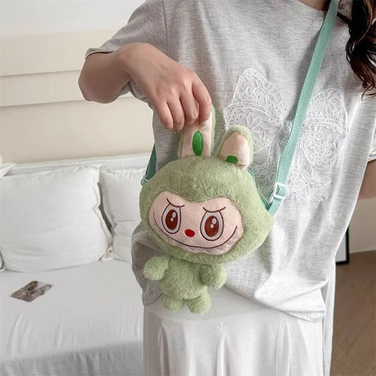 Labubu Bag The Monster Cute Crossbody Bag Plush Doll Shoulder Bag
