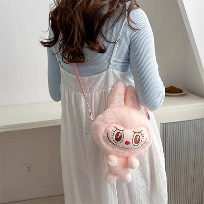 Labubu Bag The Monster Cute Crossbody Bag Plush Doll Shoulder Bag