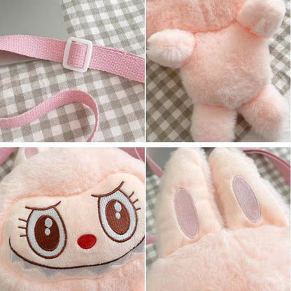 Labubu Bag The Monster Cute Crossbody Bag Plush Doll Shoulder Bag