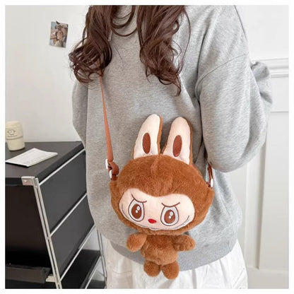 Labubu Bag The Monster Cute Crossbody Bag Plush Doll Shoulder Bag