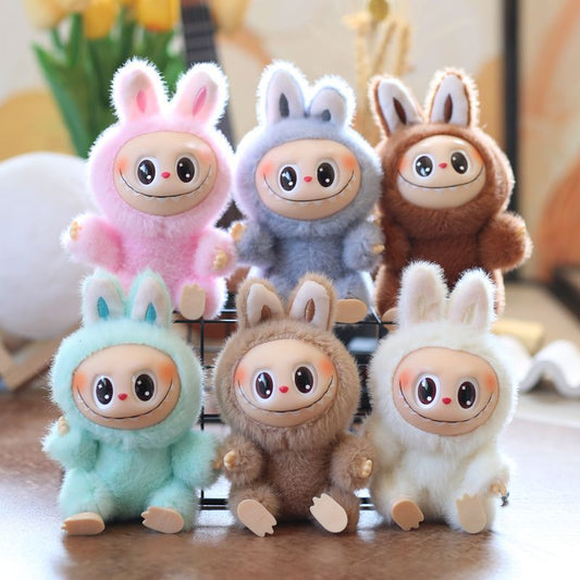 Cute Keychain Labubu Plush Doll 5.9‘’ The Monsters Toy Bag Keychain Collectible Toys
