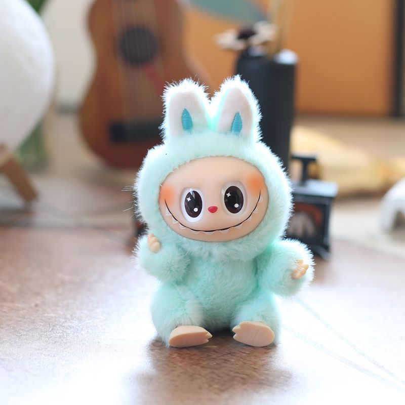 Cute Keychain Labubu Plush Doll 5.9‘’ The Monsters Toy Bag Keychain Collectible Toys