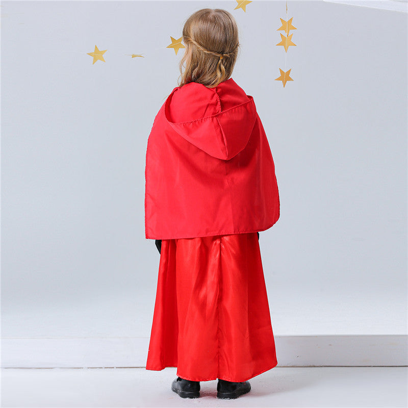 Little Red Riding Hood Costume for Girls – Fairy Tale Dress-Up Outfit