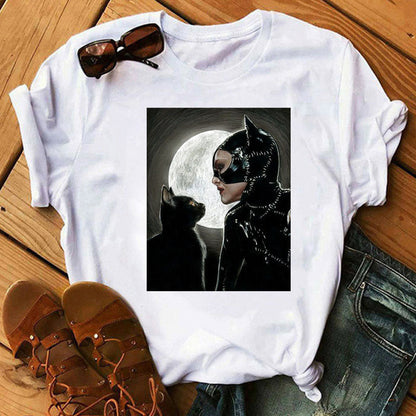 Catwoman-Themed Graphic T-Shirts
