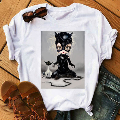 Catwoman-Themed Graphic T-Shirts