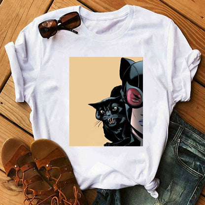 Catwoman-Themed Graphic T-Shirts