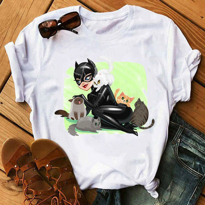 Catwoman-Themed Graphic T-Shirts