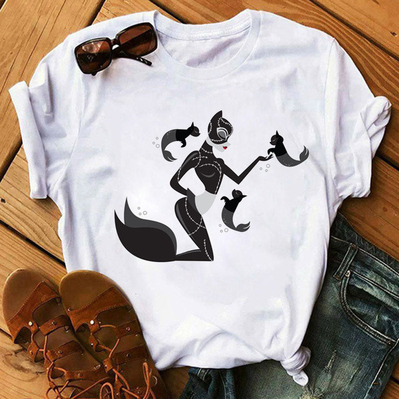 Catwoman-Themed Graphic T-Shirts