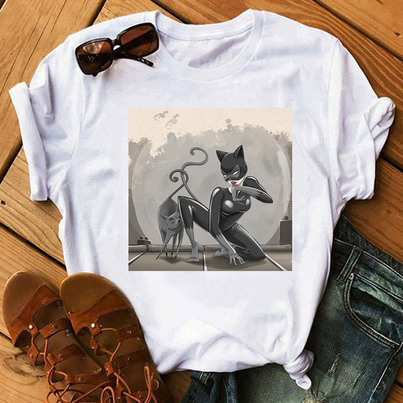 Catwoman-Themed Graphic T-Shirts