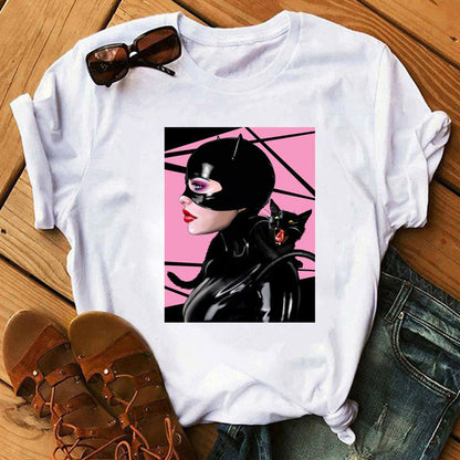 Catwoman-Themed Graphic T-Shirts