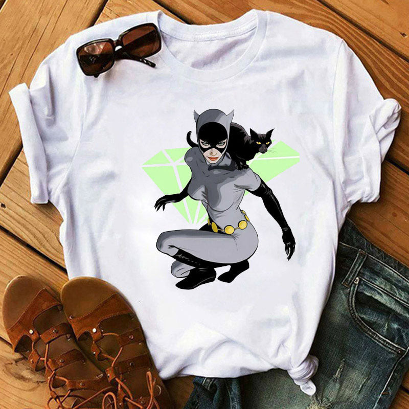 Catwoman-Themed Graphic T-Shirts