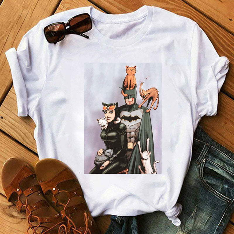Catwoman-Themed Graphic T-Shirts