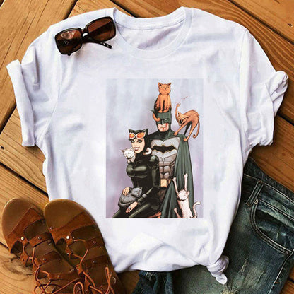 Catwoman-Themed Graphic T-Shirts
