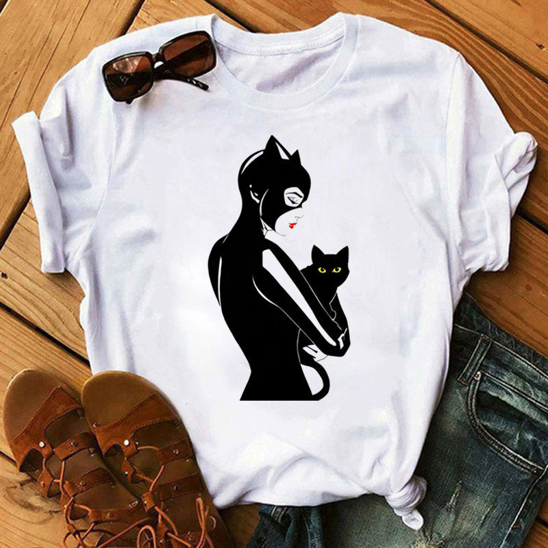Catwoman-Themed Graphic T-Shirts