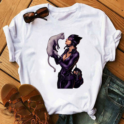 Catwoman-Themed Graphic T-Shirts