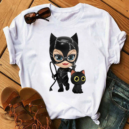 Catwoman-Themed Graphic T-Shirts