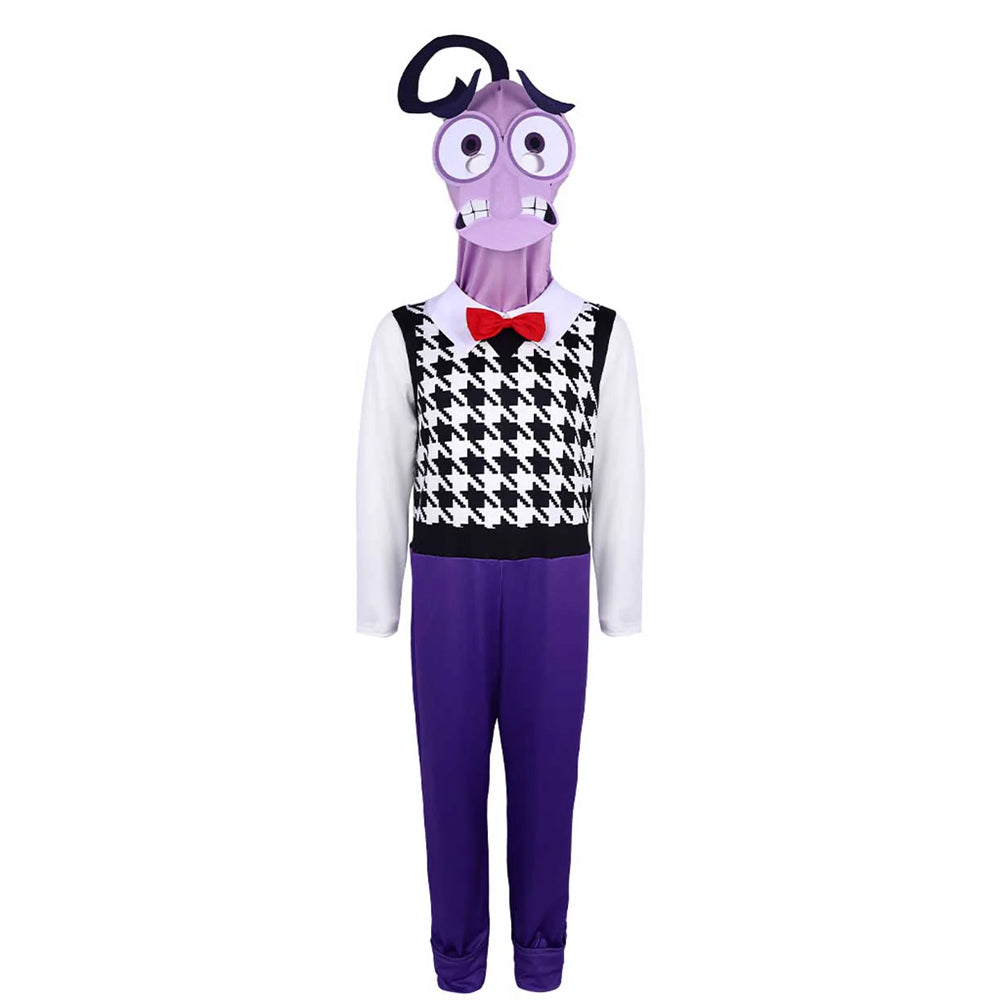 Inside Fear Costume Kids Adults Fear Jumpsuit and Helmet Cosplay Outfits