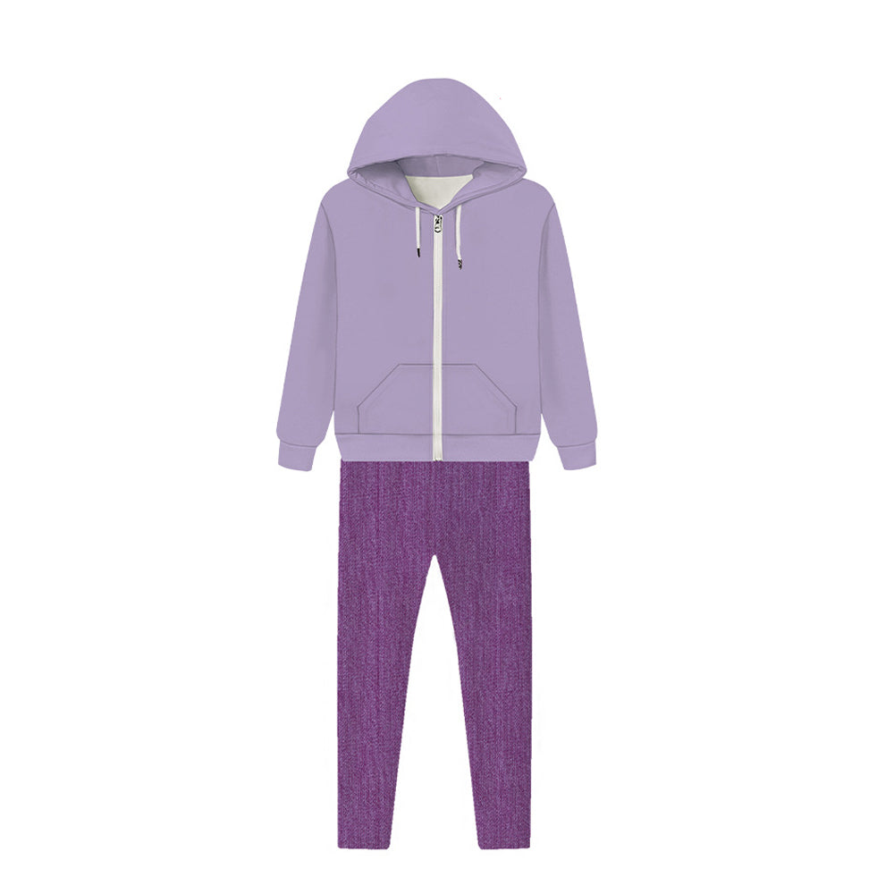 Inside Out 2 Embarrassment Costume New Emotion Embarrassment Hoodie Pants and Helmet for Halloween Cosplay