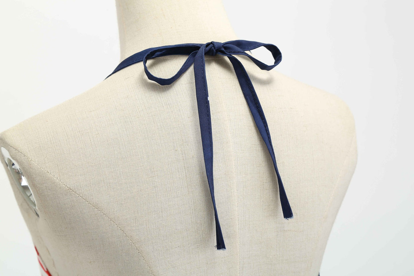 Lady's 4th Of July Dress Tie-strap Usa Stars Stripes Patriotic Dresses