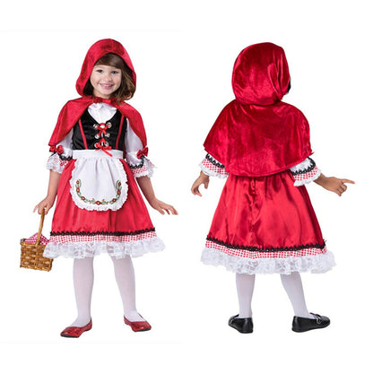 cute little red costume for girls