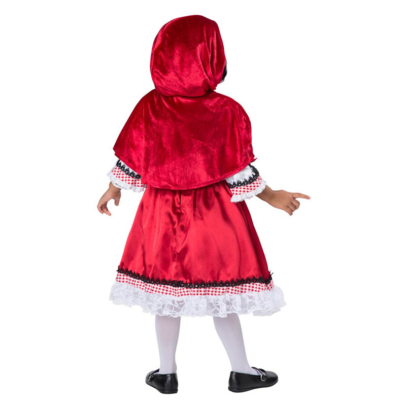 cute little red costume for girls