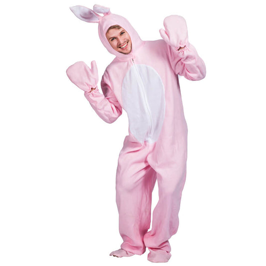 Hooded Bunny Costume Easter Cosplay Outfit with Feet Covers and Gloves