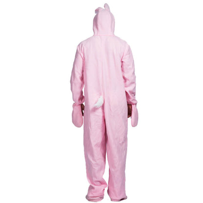 Hooded Bunny Costume Easter Cosplay Outfit with Feet Covers and Gloves