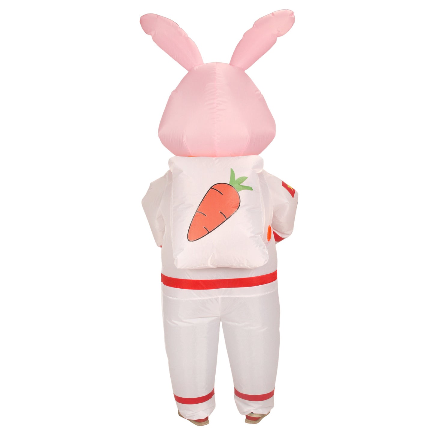 Inflatable Easter Bunny Costume Spaceman Design Air Blow Up Rabbit Costume