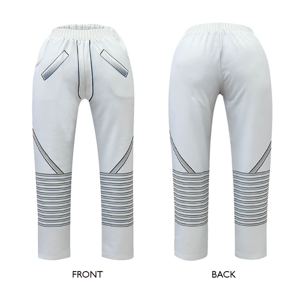 Adults Marshmallow Costume DJ Rock Music Party Halloween Cosplay Outfit