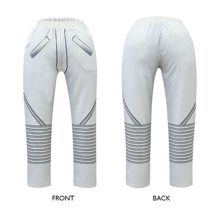 Adults Marshmallow Costume DJ Rock Music Party Halloween Cosplay Outfit