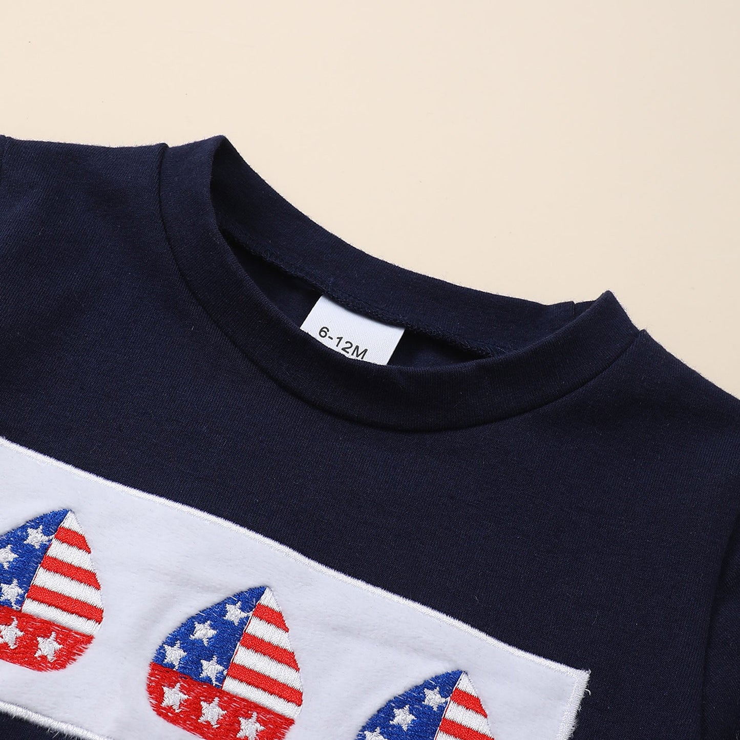 Baby and Toddler Independence Day Outfit Summer T-shirt and Shorts