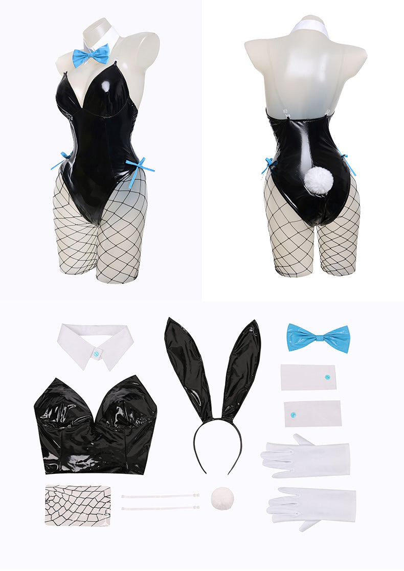 Blue Archive Bunny Costumes Sexy Bunny Girl Cosplay Bodysuit Full Set
