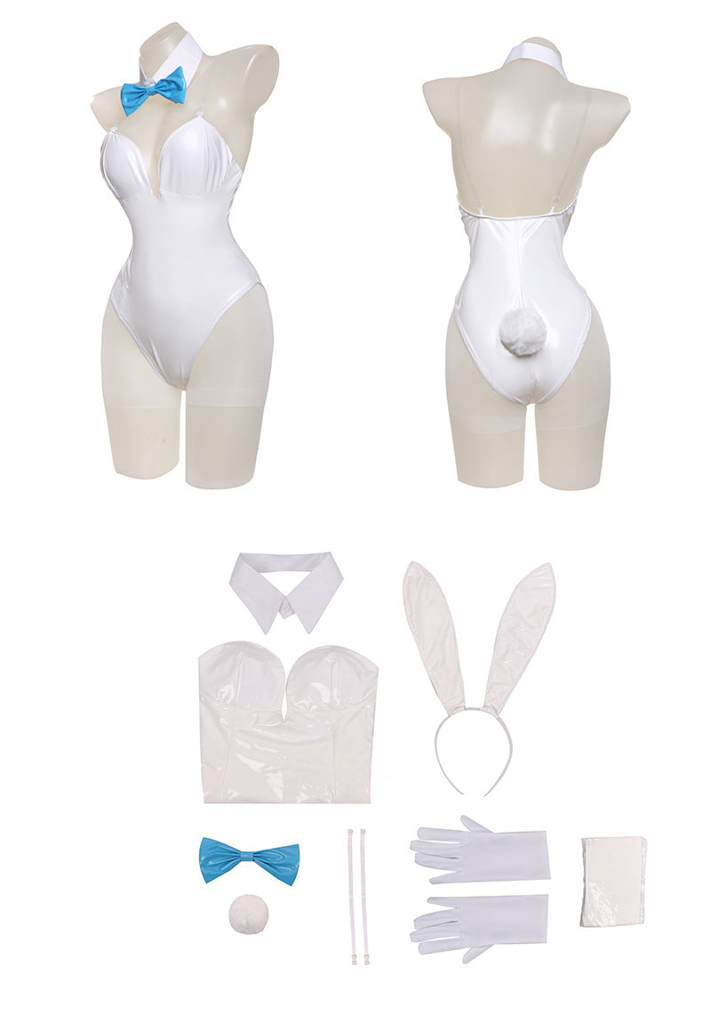 Blue Archive Bunny Costumes Sexy Bunny Girl Cosplay Bodysuit Full Set