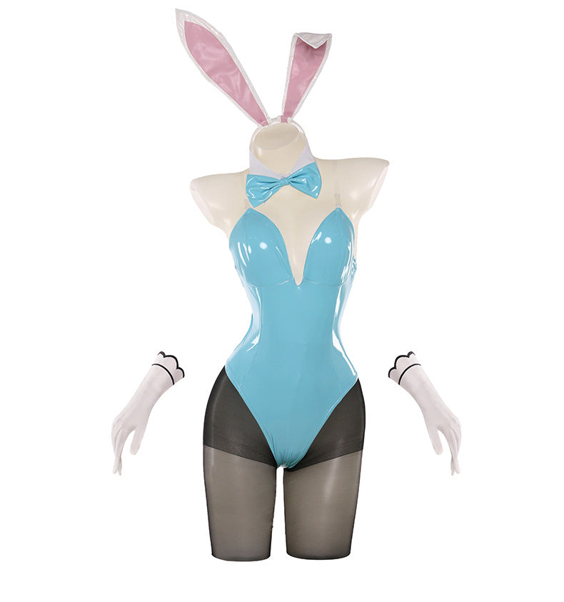 Blue Archive Bunny Costumes Sexy Bunny Girl Cosplay Bodysuit Full Set