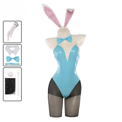 Blue Archive Bunny Costumes Sexy Bunny Girl Cosplay Bodysuit Full Set