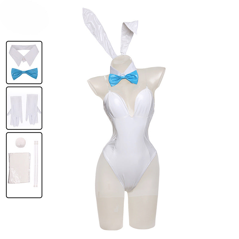 Blue Archive Bunny Costumes Sexy Bunny Girl Cosplay Bodysuit Full Set
