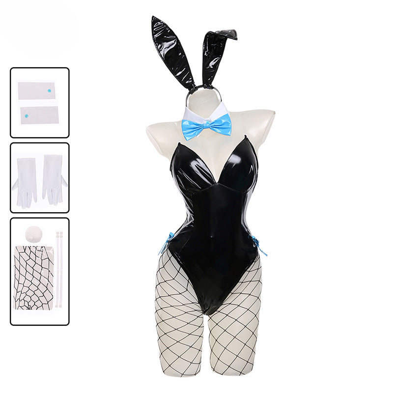 Blue Archive Bunny Costumes Sexy Bunny Girl Cosplay Bodysuit Full Set