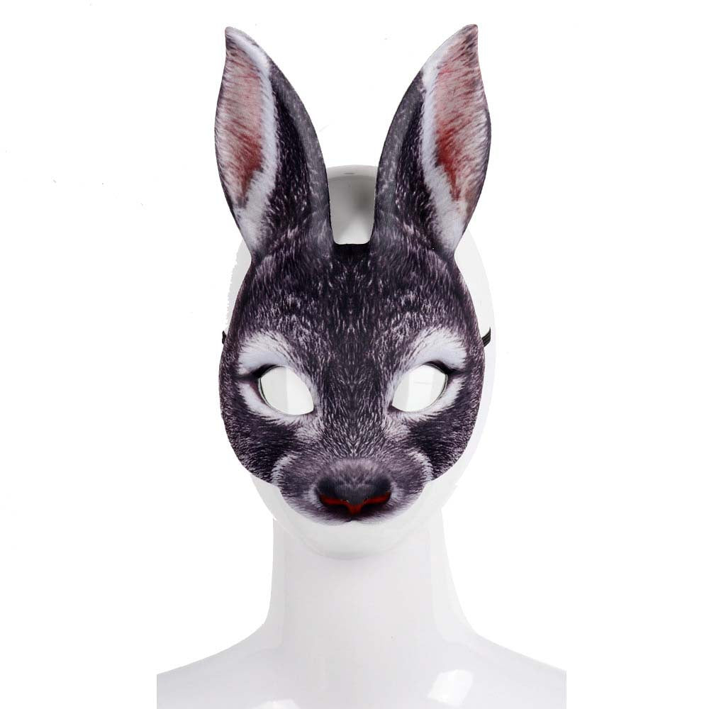 Adult Bunny Mask Unisex Rabbit Masquerade Mask Easter Bunny Costume Accessories