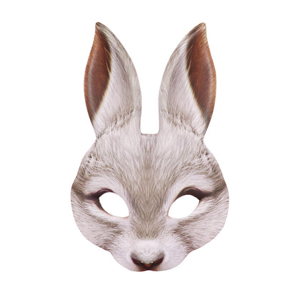 Adult Bunny Mask Unisex Rabbit Masquerade Mask Easter Bunny Costume Accessories