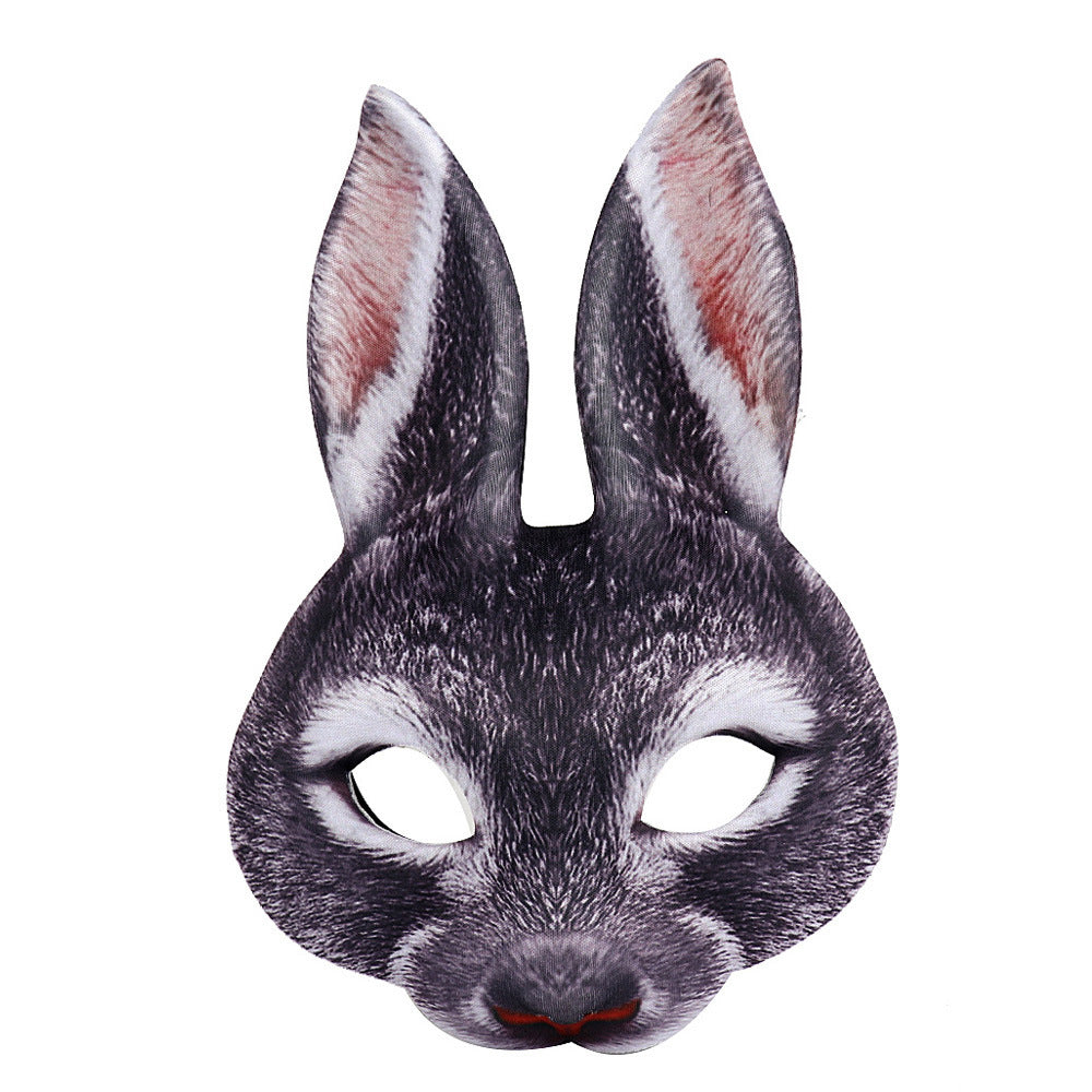 Adult Bunny Mask Unisex Rabbit Masquerade Mask Easter Bunny Costume Accessories