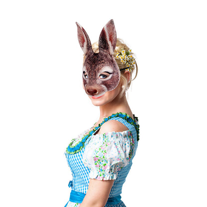 Adult Bunny Mask Unisex Rabbit Masquerade Mask Easter Bunny Costume Accessories