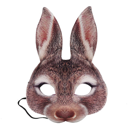 Adult Bunny Mask Unisex Rabbit Masquerade Mask Easter Bunny Costume Accessories